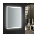 Angelo 48" W x 36" H Contemporary Rectangular Framed Bathroom Wall Mirror with Light - image 9