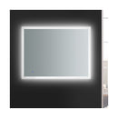 Angelo 48" W x 36" H Contemporary Rectangular Framed Bathroom Wall Mirror with Light - image 10