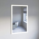 Angelo 36" W x 59" H Modern Rectangular Aluminum Frameless Bathroom Wall Mirror with LED Lighting - image 2