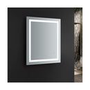 Santo 36" W x 30" H Contemporary Rectangular Framed Bathroom Wall Mirror with Light - image 9