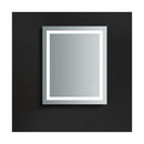 Santo 36" W x 30" H Contemporary Rectangular Framed Bathroom Wall Mirror with Light - image 11