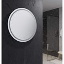 Santo 36" Diameter Modern Circular Aluminum Frameless Bathroom Wall Mirror with LED Lighting - image 4