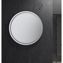 Santo 42" Diameter Modern Circular Aluminum Frameless Bathroom Wall Mirror with LED Lighting - image 3
