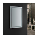 Santo 48" W x 30" H Contemporary Rectangular Framed Bathroom Wall Mirror with Light - image 5