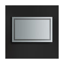 Santo 48" W x 30" H Contemporary Rectangular Framed Bathroom Wall Mirror with Light - image 6