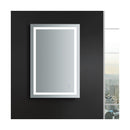Santo 48" W x 30" H Contemporary Rectangular Framed Bathroom Wall Mirror with Light - image 11