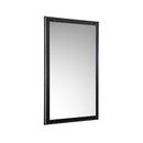 Oxford 20" W x 31-7/8" H Contemporary Rectangular Wood Framed Bathroom Wall Mirror - image 1