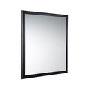 Oxford 26" W x 31-7/8" H Contemporary Rectangular Wood Framed Bathroom Wall Mirror - image 1