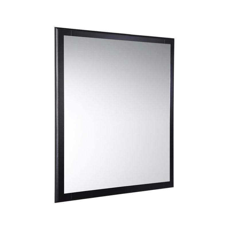 Oxford 26" W x 31-7/8" H Contemporary Rectangular Wood Framed Bathroom Wall Mirror - image 1