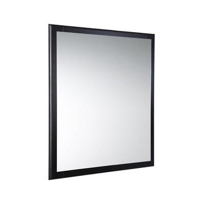 Oxford 26" W x 31-7/8" H Contemporary Rectangular Wood Framed Bathroom Wall Mirror - image 1