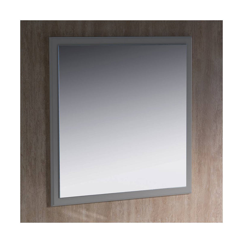 Oxford 31-7/8" W x 31-7/8" H Contemporary Square Wood Framed Bathroom Wall Mirror - image 2