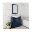 Hartford 20" W x 30" H Transitional Rectangular Wood Framed Bathroom Wall Mirror - image 2