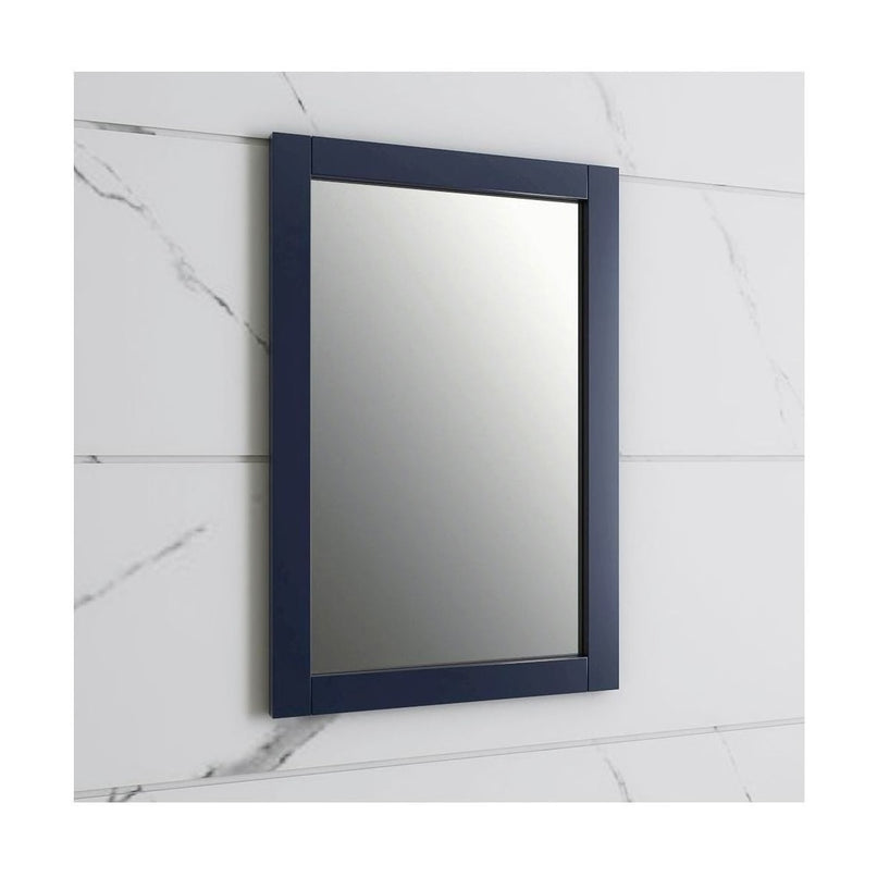 Hartford 20" W x 30" H Transitional Rectangular Wood Framed Bathroom Wall Mirror - image 1