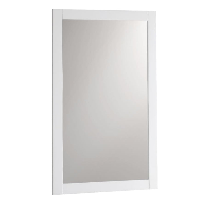 Manchester 20" W x 30" H Contemporary Rectangular Wood Framed Bathroom Wall Mirror - image 1