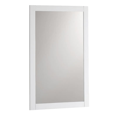 Manchester 20" W x 30" H Contemporary Rectangular Wood Framed Bathroom Wall Mirror - image 1
