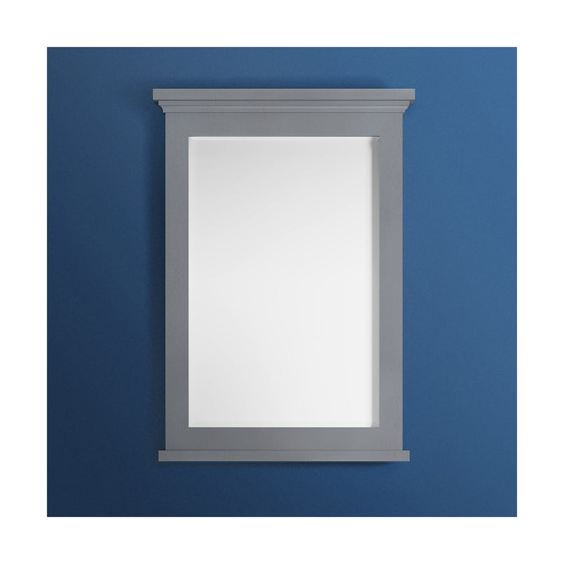 Windsor 27" W x 34-13/16" H Contemporary Rectangular Wood Framed Bathroom Wall Mirror - image 4