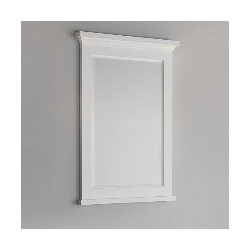 Windsor 27" W x 34-13/16" H Contemporary Rectangular Wood Framed Bathroom Wall Mirror - image 3