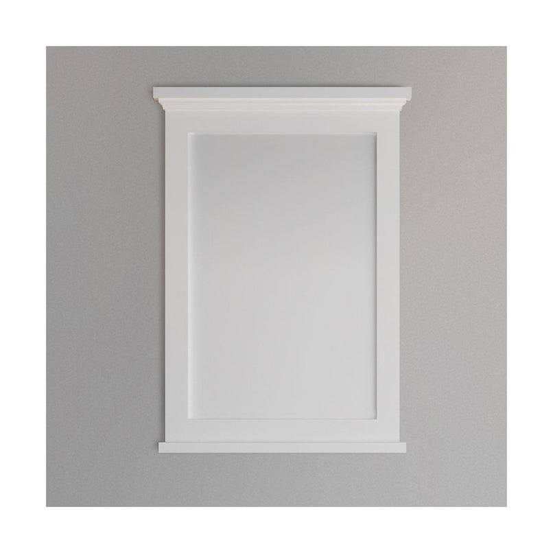 Windsor 27" W x 34-13/16" H Contemporary Rectangular Wood Framed Bathroom Wall Mirror - image 5