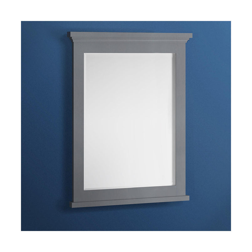 Windsor 30" W x 34-13/16" H Contemporary Rectangular Wood Framed Bathroom Wall Mirror - image 2