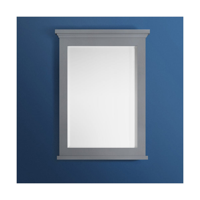 Windsor 30" W x 34-13/16" H Contemporary Rectangular Wood Framed Bathroom Wall Mirror - image 4