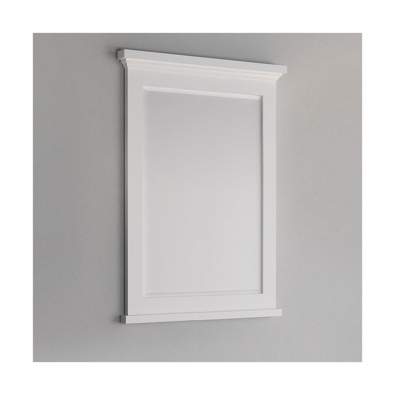Windsor 30" W x 34-13/16" H Contemporary Rectangular Wood Framed Bathroom Wall Mirror - image 3