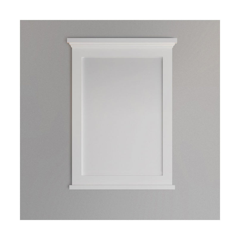 Windsor 30" W x 34-13/16" H Contemporary Rectangular Wood Framed Bathroom Wall Mirror - image 5