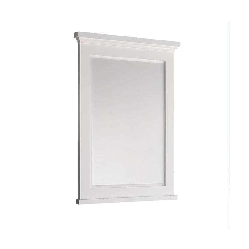 Windsor 30" W x 34-13/16" H Contemporary Rectangular Wood Framed Bathroom Wall Mirror - image 1