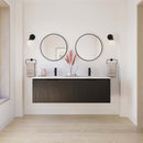 Olena 23-5/8" Diameter Circular Flat Aluminum Framed Wall Mounted Bathroom Mirror - image 3