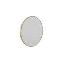 Olena 23-5/8" Diameter Circular Flat Aluminum Framed Wall Mounted Bathroom Mirror - image 8