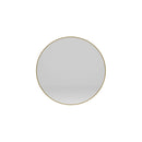 Olena 23-5/8" Diameter Circular Flat Aluminum Framed Wall Mounted Bathroom Mirror - image 1
