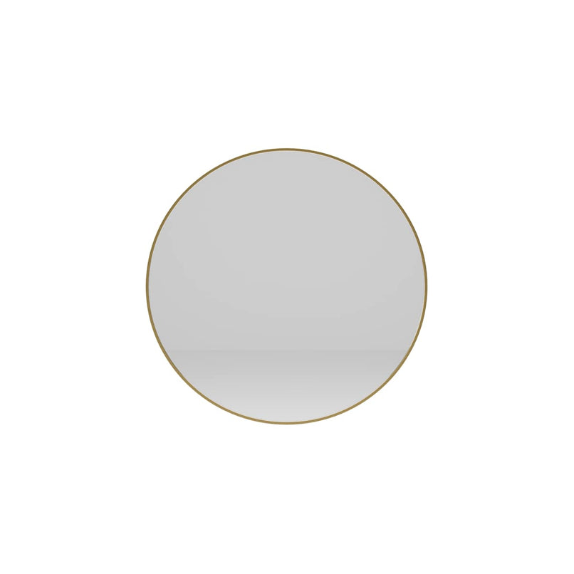Olena 23-5/8" Diameter Circular Flat Aluminum Framed Wall Mounted Bathroom Mirror - image 1