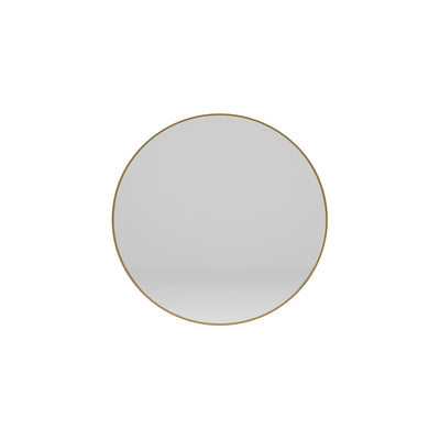 Olena 23-5/8" Diameter Circular Flat Aluminum Framed Wall Mounted Bathroom Mirror - image 1