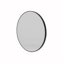 Olena 35-7/16" Diameter Circular Flat Aluminum Framed Wall Mounted Bathroom Mirror - image 2