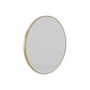 Olena 35-7/16" Diameter Circular Flat Aluminum Framed Wall Mounted Bathroom Mirror - image 5