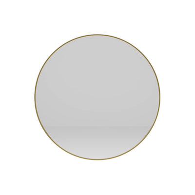Olena 35-7/16" Diameter Circular Flat Aluminum Framed Wall Mounted Bathroom Mirror - image 1