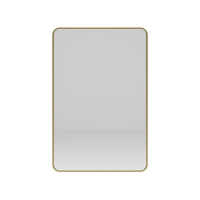 Reece 26"W x 39-3/8"H Rectangular Flat Aluminum Framed Wall Mounted Bathroom Mirror - image 1
