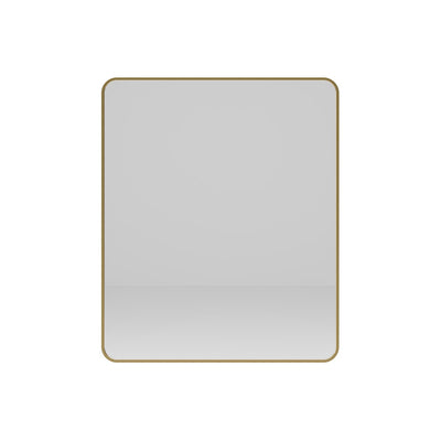 Reece 29-1/2"W x 35-7/16"H Rectangular Flat Aluminum Framed Wall Mounted Bathroom Mirror - image 1