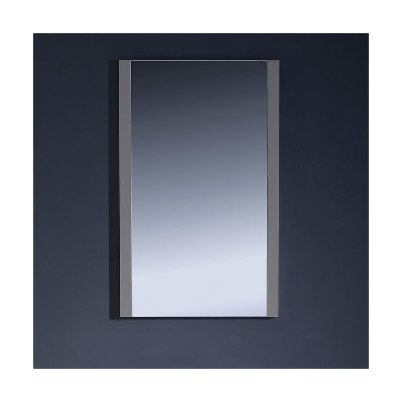 Torino 19-5/8" W x 31-1/2" H Contemporary Rectangular Framed Bathroom Wall Mirror - image 3