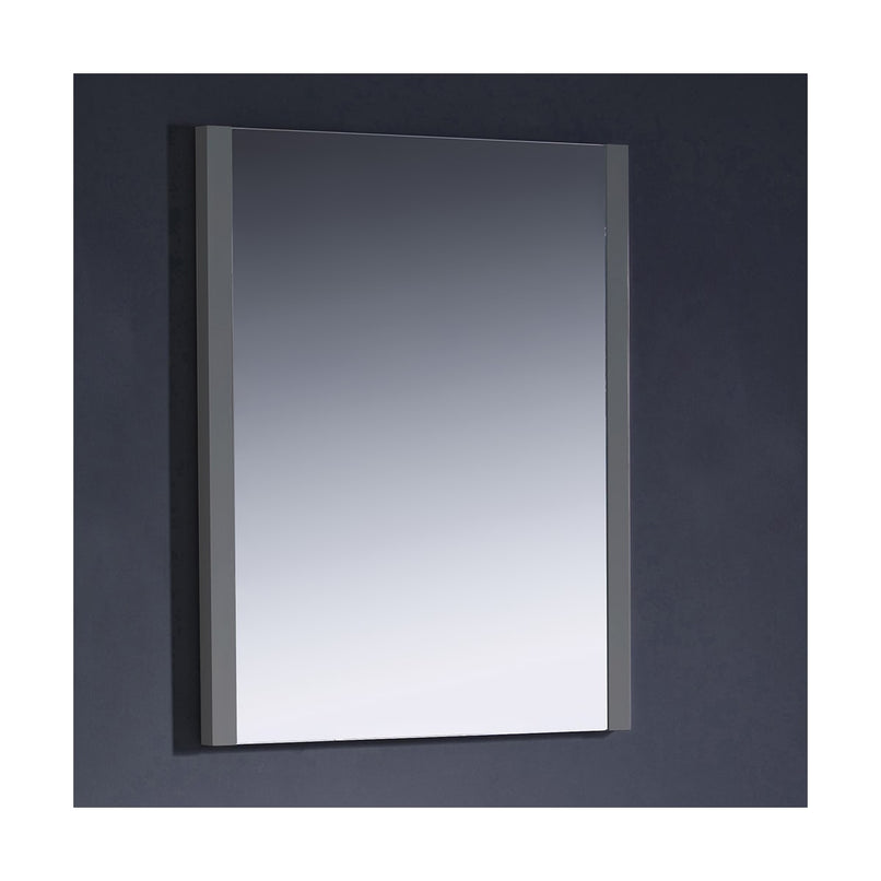 Torino 25-1/2" W x 31-1/2" H Contemporary Rectangular Framed Bathroom Wall Mirror - image 2