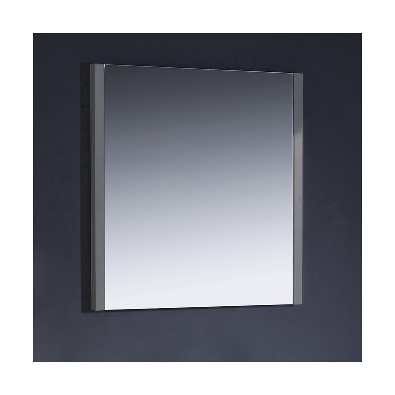 Torino 31-1/2" W x 31-1/2" H Contemporary Rectangular Framed Bathroom Wall Mirror - image 2