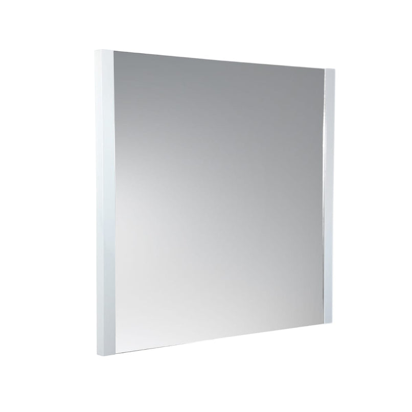 Torino 31-1/2" W x 31-1/2" H Contemporary Rectangular Framed Bathroom Wall Mirror - image 1