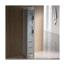 Torino 68-1/8" Engineered Wood Free Standing Bathroom Linen Tower - image 3