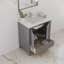 Oxford 30" Free Standing Single Basin Vanity Set with Cabinet, Quartz Vanity Top, and Framed Mirror - image 11