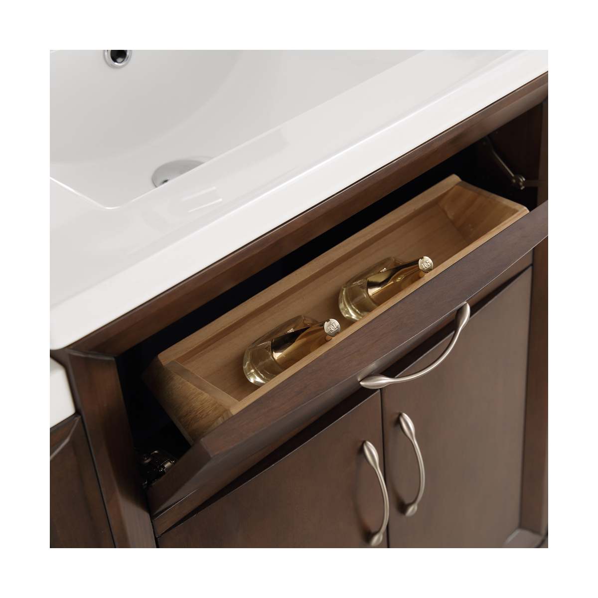 Cambridge 42" Free Standing Single Basin Vanity Set with Cabinet and Ceramic Vanity Top - image 14