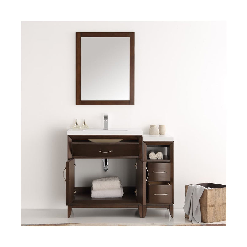 Cambridge 42" Free Standing Single Basin Vanity Set with Cabinet and Ceramic Vanity Top - image 7