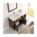 Cambridge 42" Free Standing Single Basin Vanity Set with Cabinet and Ceramic Vanity Top - image 3