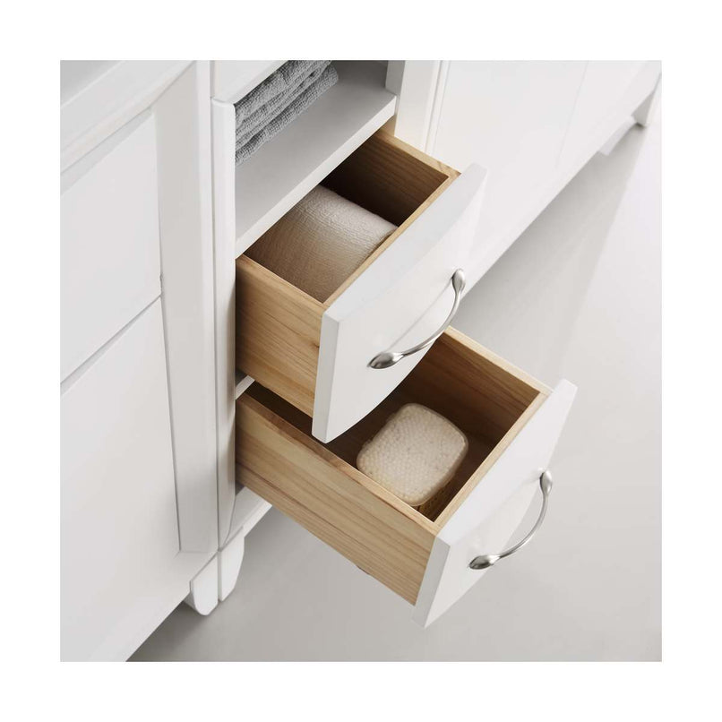 Cambridge 72" Free Standing Double Basin Vanity Set with Cabinet and Ceramic Vanity Top - image 14