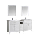 Cambridge 72" Free Standing Double Basin Vanity Set with Cabinet and Ceramic Vanity Top - image 4