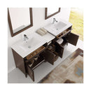 Cambridge 72" Free Standing Double Basin Vanity Set with Cabinet and Ceramic Vanity Top - image 3