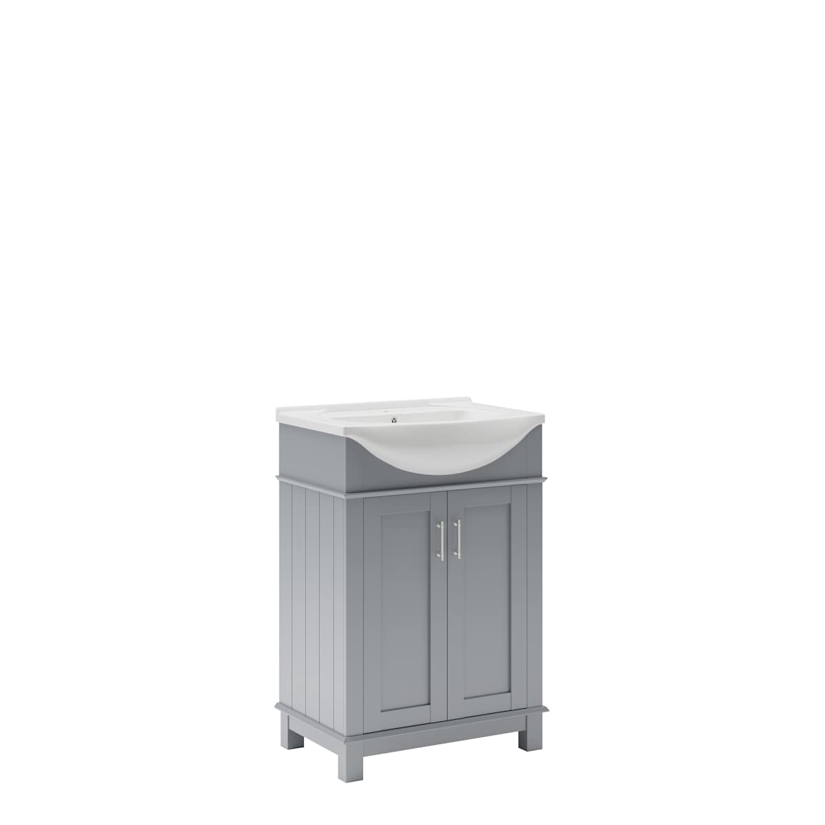 Hartford 24" Free Standing Single Basin Vanity Set with Cabinet and Ceramic Vanity Top